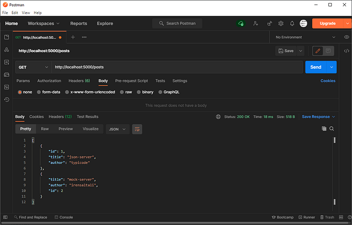 API Mocking with WireMock and JSON Server [Basic]